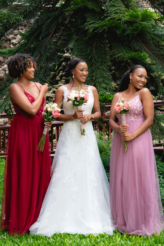 Kenyan Luxury Bridal Store, Fikira Company: Embracing the Latest Color Trends for Stunning Wedding Attire"